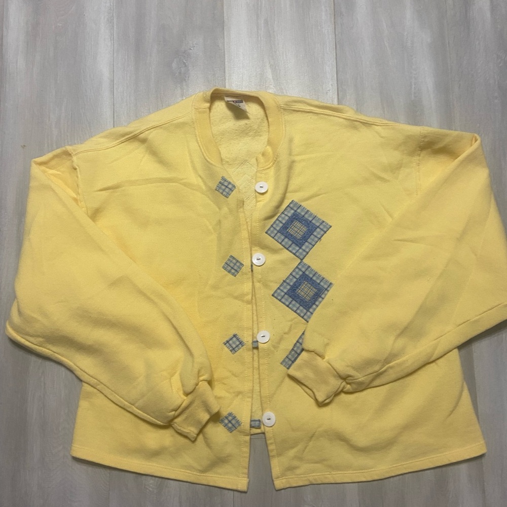 Jerzees Yellow Fleece Fabric